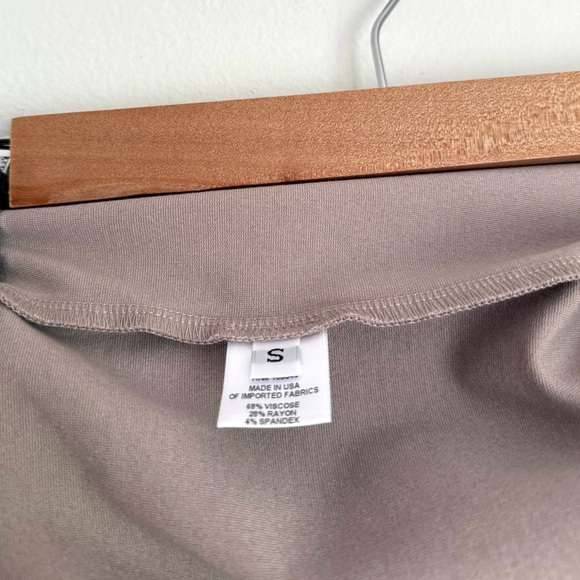 Sablyn Bailey Flare Leggings Pants in Flax Beige - Picture 8 of 10